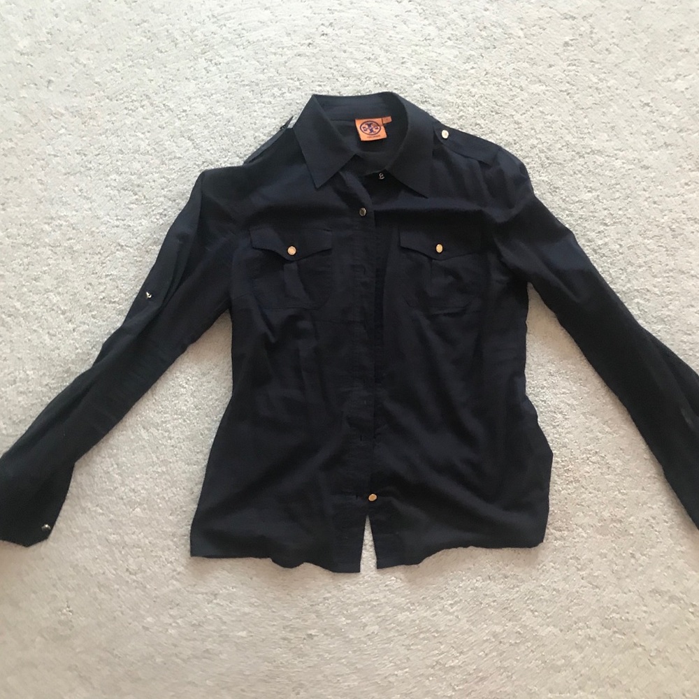Navy Tory Burch Shirt